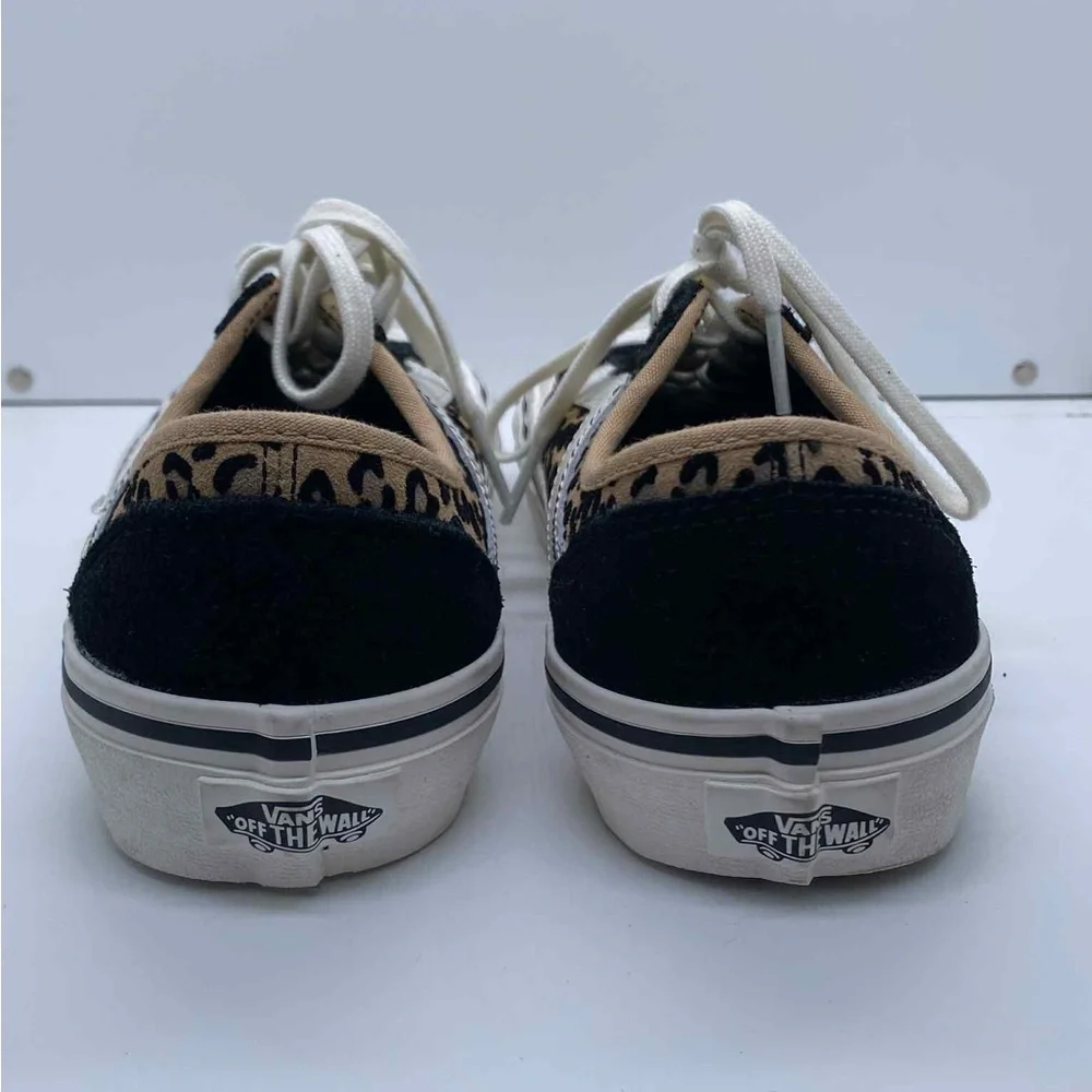 Vans Leopard Print Unisex Lace-Up Sneakers Size Women’s 5 / Men’s 3.5 - Picture 6 of 9